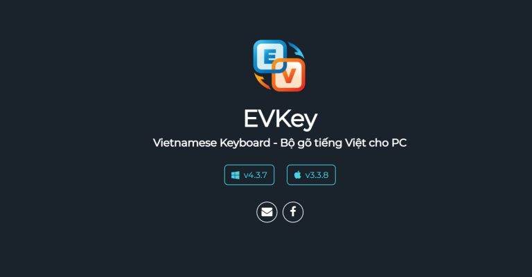 Dowload bộ gõ tiếng việt evkey