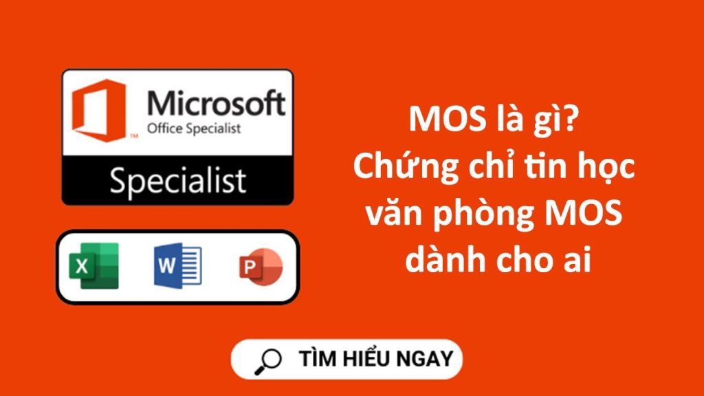 Chứng chỉ tin học văn phòng mos dành cho ai