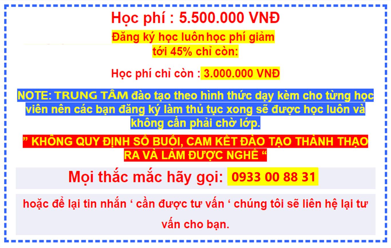 Học phí học thiết kế vũng tàu