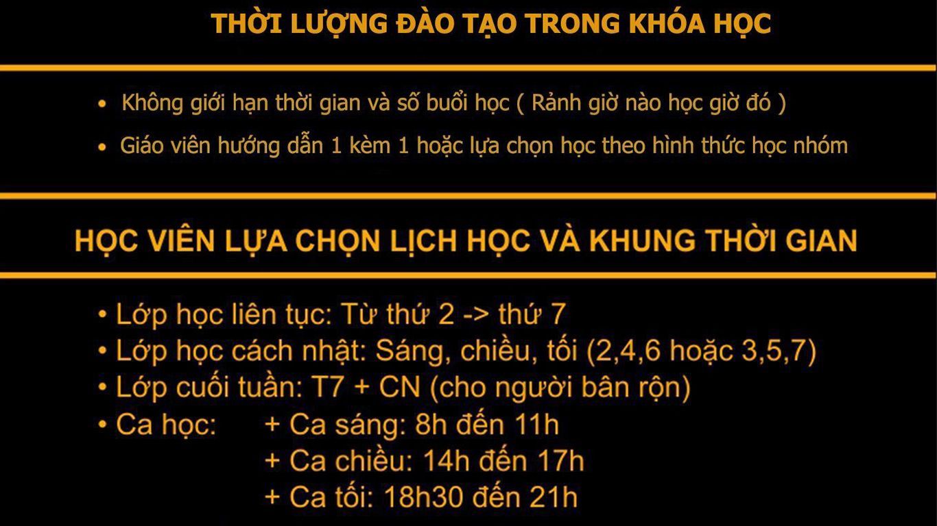 Lịch Học tin học tại Vũng Tàu