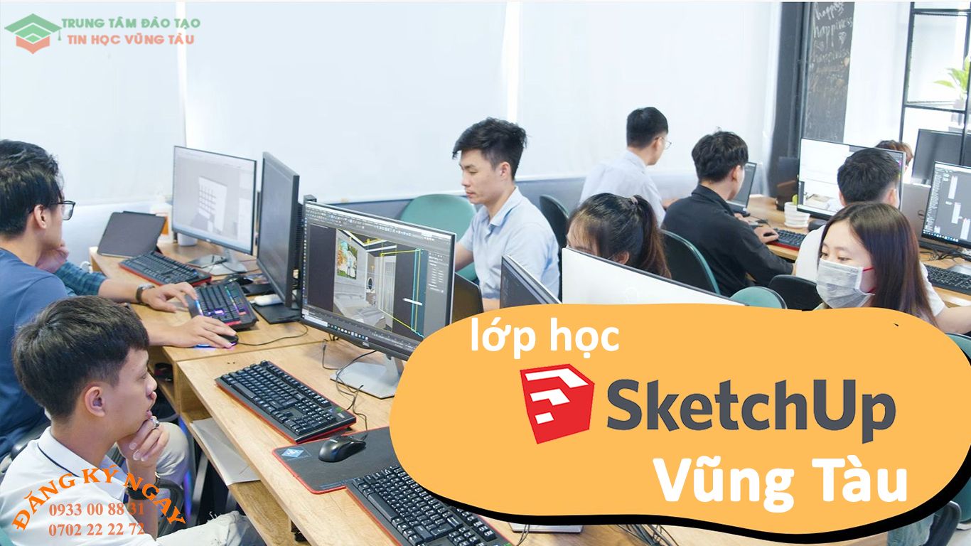 Lớp sketchup tại vũng tàu