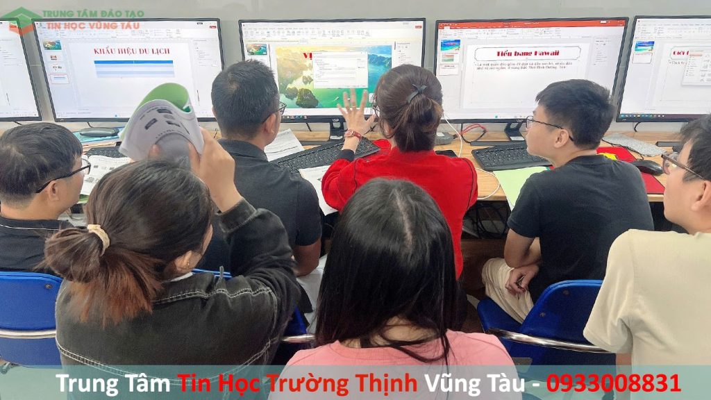 Học mos powerpoint cấp tốc vũng tàu