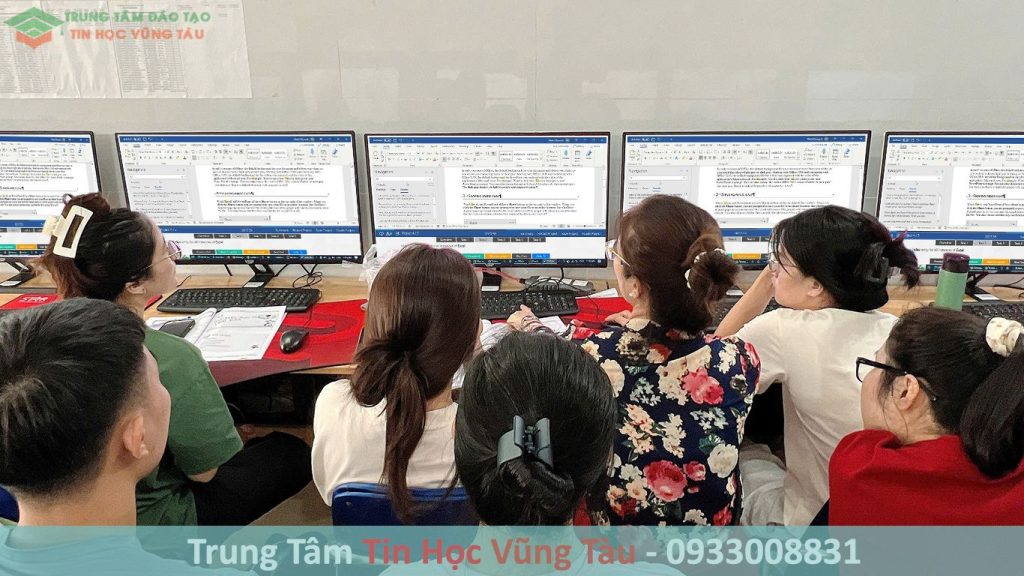 Học mos word cấp tốc vũng tàu